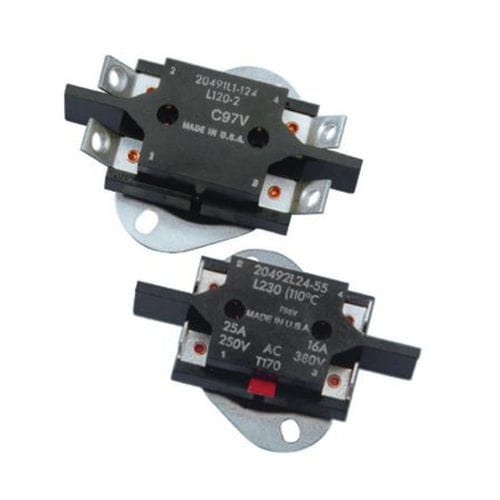 Thermostat en acier inoxydable - 2049 series - Sensata Technologies - double / à réarmement manuel / inviolable