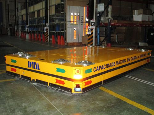 Véhicule autoguidé pour charges lourdes - DTA - à guidage optique / multidirectionnel