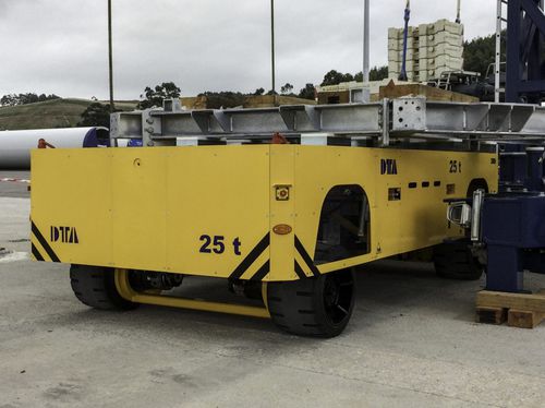 Chariot automoteur électrique - DTA - à 2 essieux / élévateur