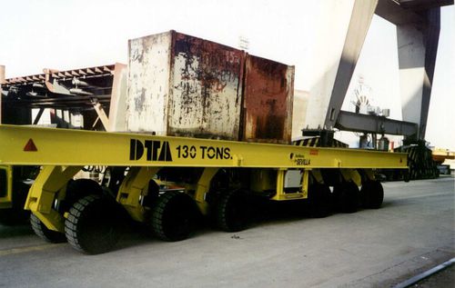 Chariot automoteur à moteur diesel - DTA - à 6 essieux / pour fortes charges / pour la construction navale