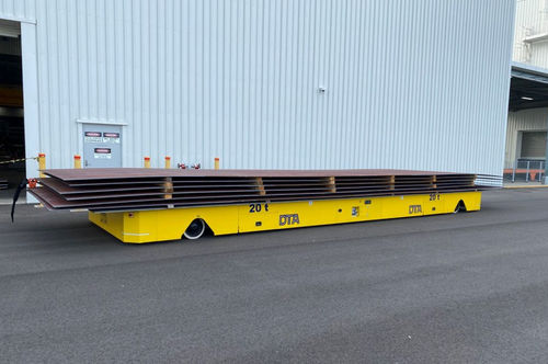 Chariot automoteur électrique - DTA - pour fortes charges / pour la construction navale / élévateur