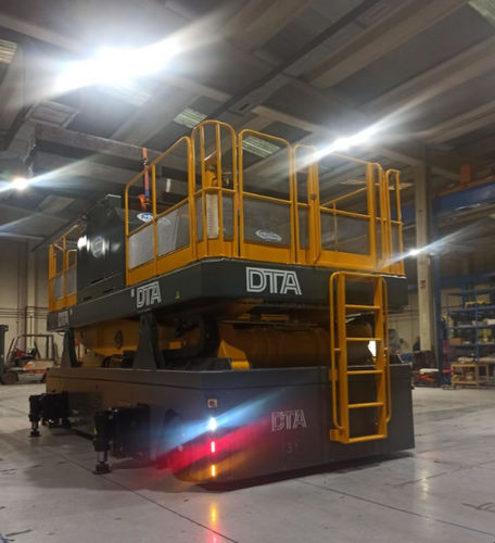 Chariot automoteur électrique - DTA - pour chantier de préfabriqués / pour chantier / élévateur