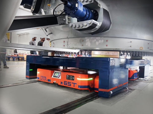 Chariot de transfert - DTA - pour charges lourdes / sur batterie / ATEX