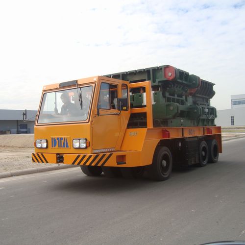 Camion à plate-forme - DTA - à 3 essieux / électrique