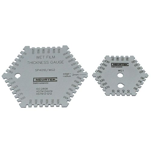 Mesureur d'épaisseur de film humide - 0220 series - NEURTEK - stationnaire / peigne pour film humide / hexagonal