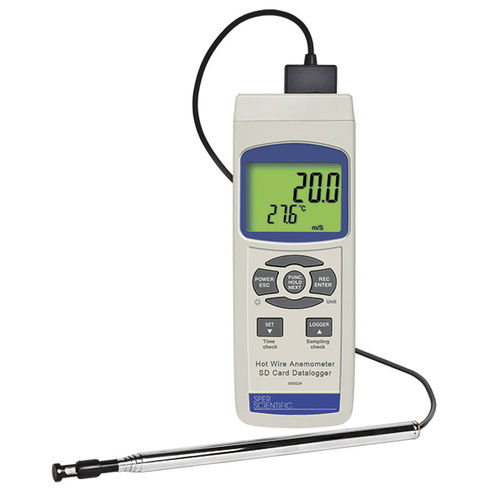 Anémomètre à fil chaud - 850024 - NEURTEK - numérique / portable