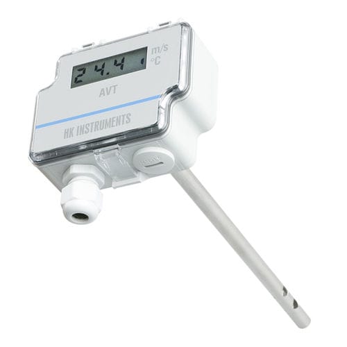 Transmetteur de vitesse d'air numérique - AVT - HK INSTRUMENTS - thermique / avec mesure de température