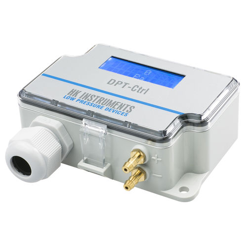 Contrôleur de pression pour HVAC - DPT-Ctrl-2SP - HK INSTRUMENTS - de débit / ajustable / faible pression