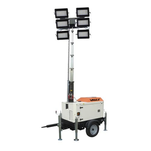 Tour d'éclairage à LED - VMAX  - Generac Mobile (PR Industrial Srl) - à moteur diesel