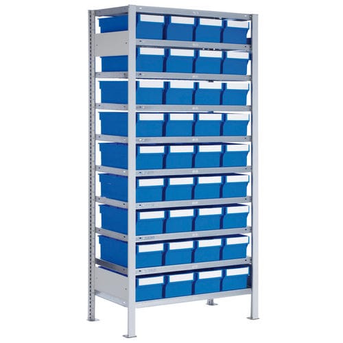 Système de rack d'atelier - LB GR 4/36 - Lockweiler Plastic Werke GmbH - à étagères / pour boîtes