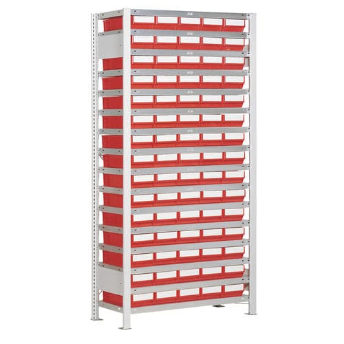 Système de rack d'atelier - LB GR 3/75 - Lockweiler Plastic Werke GmbH - à étagères / pour boîtes