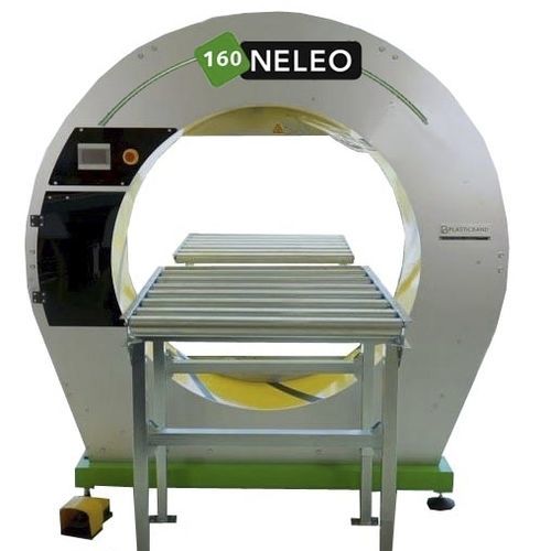 Banderoleuse orbitale - NELEO 160 - Plasticband S.A. - automatique / pour portes et fenêtres / avec convoyeur