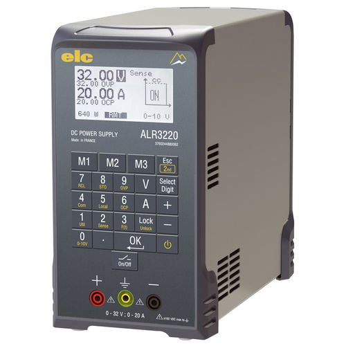 Alimentation électrique programmable - ALR3220 - ELC construction électronique - de table / AC/DC / à sortie simple