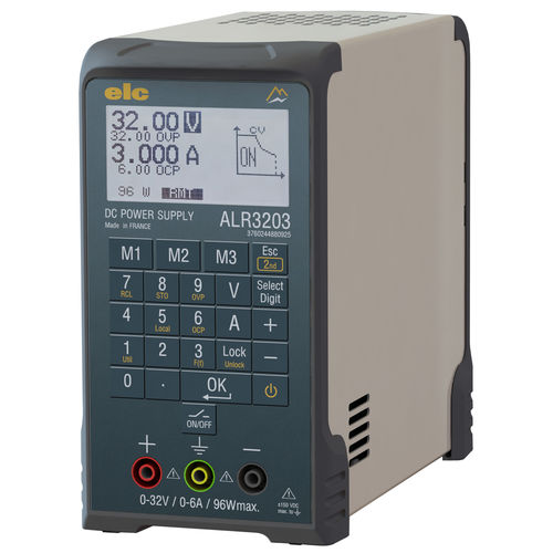 Alimentation électrique programmable - ALR3203 - ELC construction électronique - de table / AC/DC / ajustable