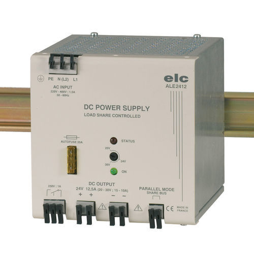 Alimentation électrique sur rail DIN - ALE2412 - ELC construction électronique - DC / à sortie simple / stabilisée