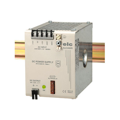Alimentation électrique sur rail DIN - ALE2402R - ELC construction électronique - AC/DC / à sortie simple / filtrée