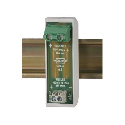 Shunt sur rail DIN - SH10020 - ELC construction électronique