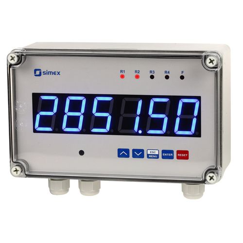 Tachymètre sans contact - STI-638 series - SIMEX Sp. z o.o. - pour montage sur panneau / avec afficheur LED