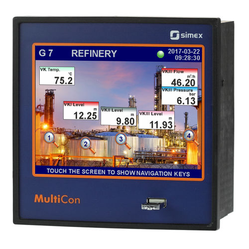 IHM tactile - MultiCon CMC-141 - SIMEX Sp. z o.o. - encastrable / en coffret / compact