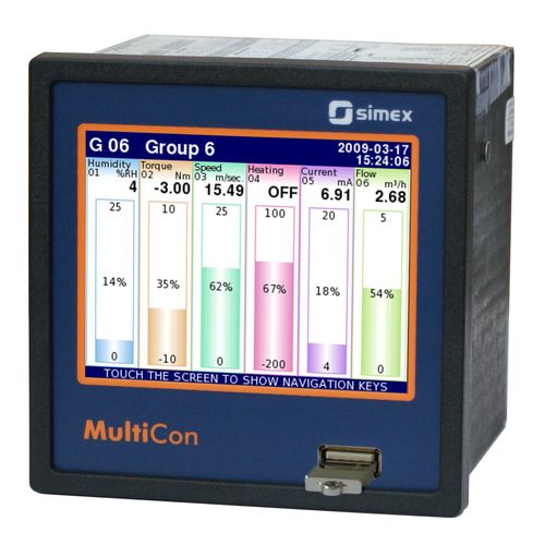 Indicateur contrôleur de température - MultiCon CMC-99 - SIMEX Sp. z o.o. - universel / de pression / de courant