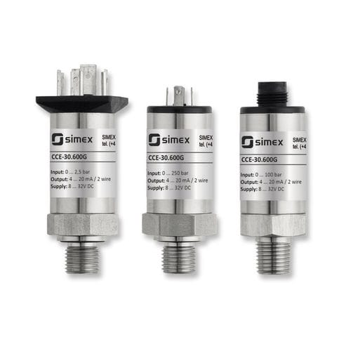 Transmetteur de pression absolue - CCE-30.600G series - SIMEX Sp. z o.o. - céramique / 4-20 mA / 0-10 V