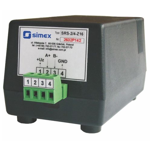 Enregistreur sans papier - SRS-2/4-Z16-B1a - SIMEX Sp. z o.o. - d'humidité / de température / pour l'industrie