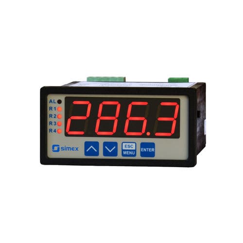 Indicateur de process - SWS-94 series - SIMEX Sp. z o.o. - numérique / pour montage sur panneau / RS-485