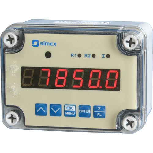 Indicateur totalisateur de débit - SPI-N118 series - SIMEX Sp. z o.o. - numérique / totalisateur
