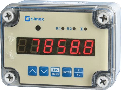 Indicateur totalisateur de débit - SPP-N118 series - SIMEX Sp. z o.o. - numérique / totalisateur