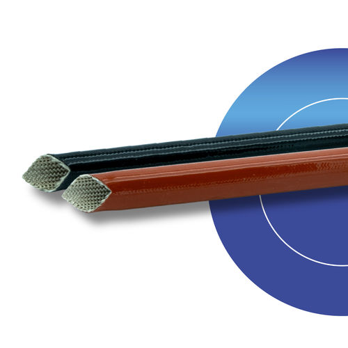 Gaine enduite silicone - SCS UL - FAVIER GROUP - de protection thermique / isolante / tressée