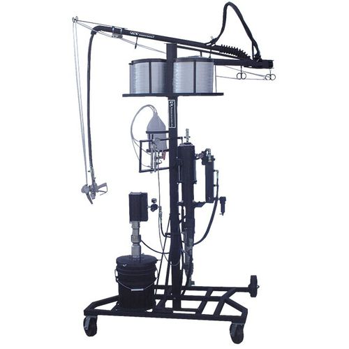 Machine de projection simultanée à faible émission - RC42SF series - GS Manufacturing - faible pression
