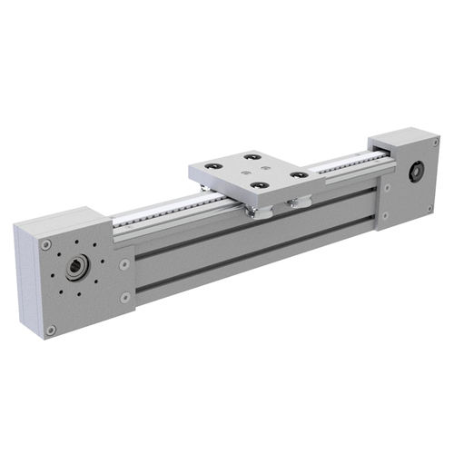 Guidage linéaire à galets - ADM series - C.T.S. - en aluminium / sur mesure / actionné par courroie
