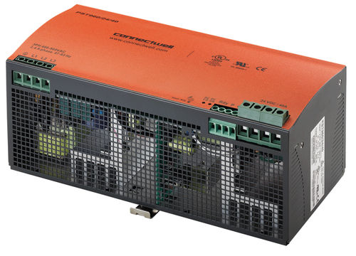 Alimentation électrique sur rail DIN - 24 - 48 V, 960 W | PST960 series - Connectwell Industries - AC/DC / à découpage / triphasée