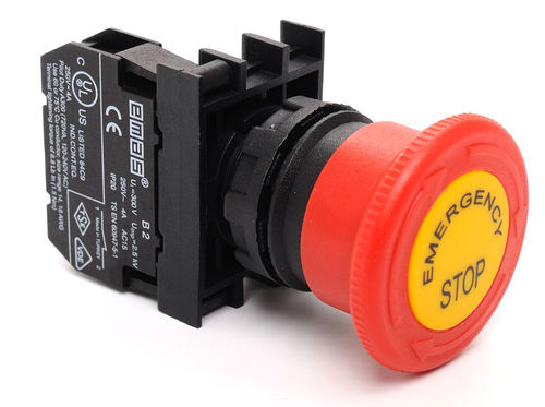 Bouton poussoir coup de poing - B200E-E  - EMAS - d'arrêt d'urgence / électromécanique