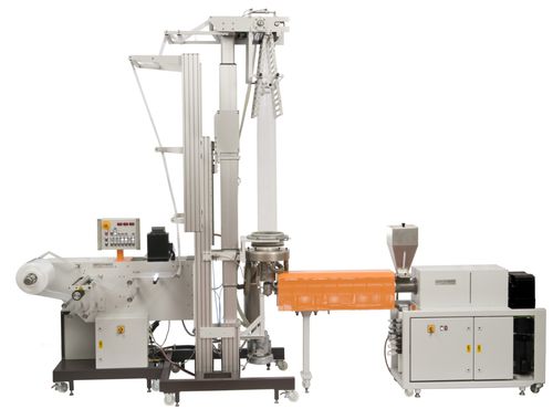Ligne d'extrusion compacte - 300 / 400 / 550 series - Göttfert Werkstoff-Prüfmaschinen - de film par gonflage / pour thermoplastiques / pour film alimentaire
