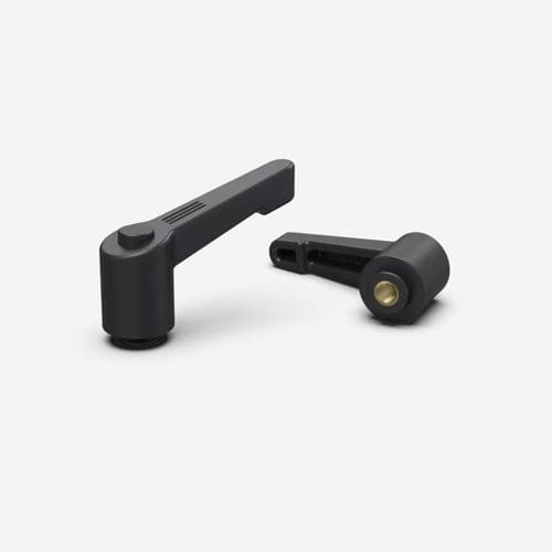 Manette indexable en matière plastique - BK38.0301 series - Bäcker - réglable / filetée