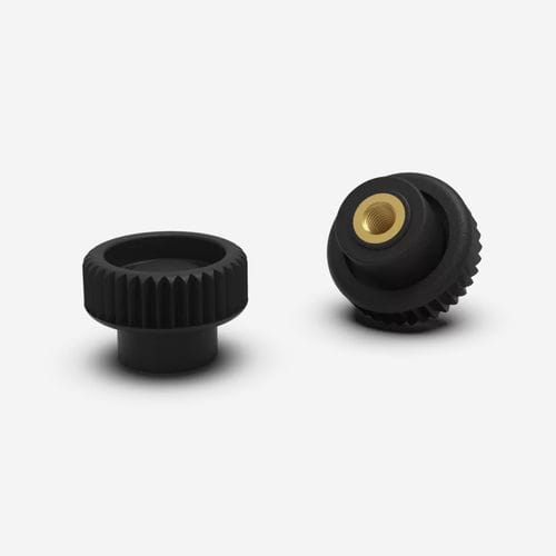 Bouton moleté - BK38.0076 series - Bäcker - fileté / rond / en polyamide