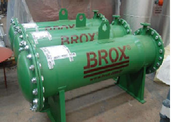 Échangeur de chaleur à plaques et calandres - BROX BOILER & BURNER COMPANY - liquide / liquide / pour l'industrie