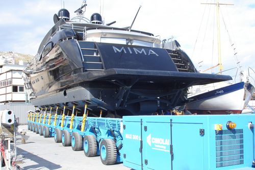Remorque automotrice plus de 6 essieux - MBT 300 - CIMOLAI TECHNOLOGY - pour bateau