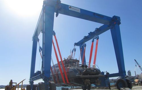 Portique mobile - MBH 260 - CIMOLAI TECHNOLOGY - de déchargement de navire