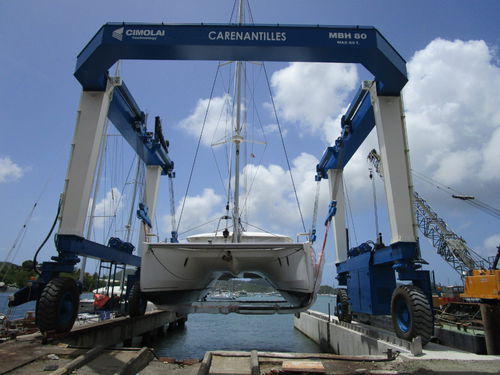 Portique mobile - MBH 80 - CIMOLAI TECHNOLOGY - de déchargement de navire