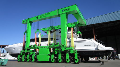 Travel lift pour charge lourde - MBH485-1701 - CIMOLAI TECHNOLOGY - contrôlé à distance