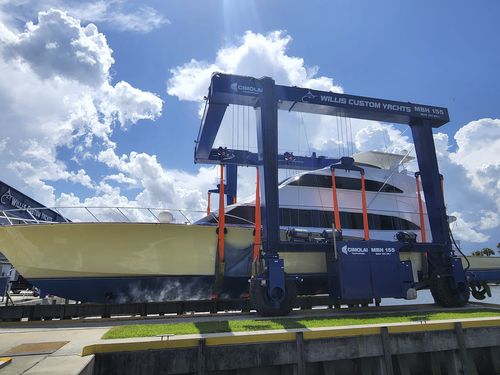 Portique mobile - MBH 155 US t - CIMOLAI TECHNOLOGY - de déchargement de navire