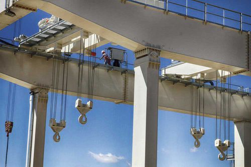 Portique sur rail - RGC 340 - CIMOLAI TECHNOLOGY - pour les travaux de génie civil
