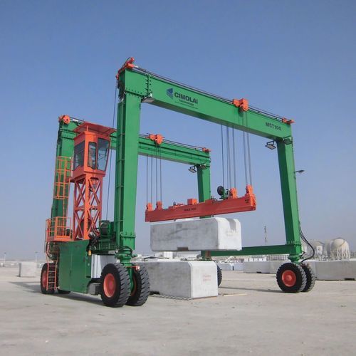 Portique sur pneus - MST 100 - CIMOLAI TECHNOLOGY - pour chantier de préfabriqués