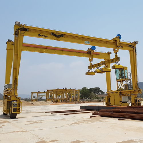 Chariot cavalier pour container - MST 36 - CIMOLAI TECHNOLOGY - sur pneus