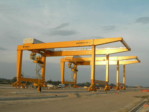Portique sur rail - RGC 52 - CIMOLAI TECHNOLOGY - pour container