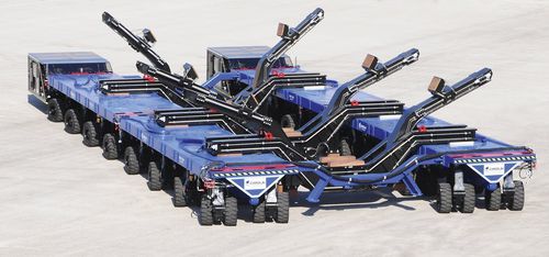 Chariot automoteur plus de 6 essieux - FBT 220 - CIMOLAI TECHNOLOGY - à plateau / pour bateau / modulaire