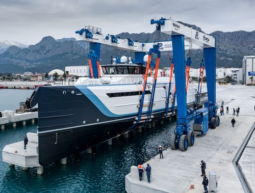 Portique mobile - MBH 560 - CIMOLAI TECHNOLOGY - pour applications marines / de déchargement de navire