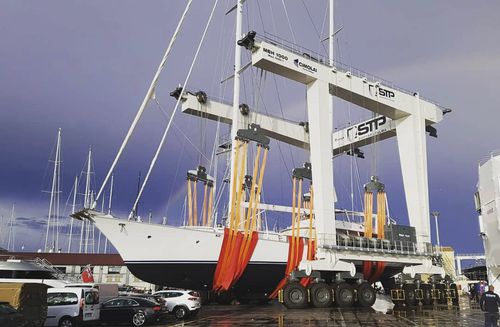 Portique mobile - MBH 1000 - CIMOLAI TECHNOLOGY - de déchargement de navire
